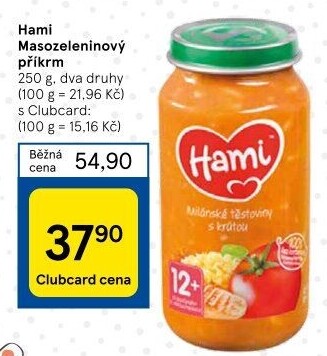 Příkrm masozeleninový Hami