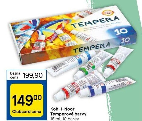 Temperové barvy KOH-I-NOOR