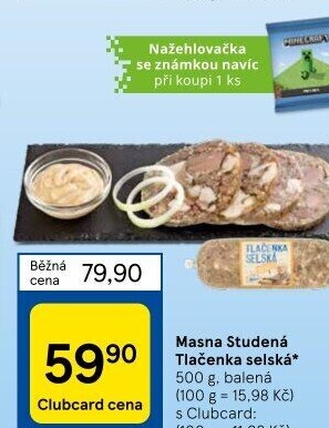 Tlačenka selská Masna Studená