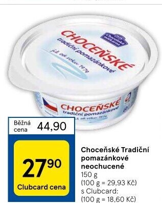 Tradiční pomazánkové Choceňské