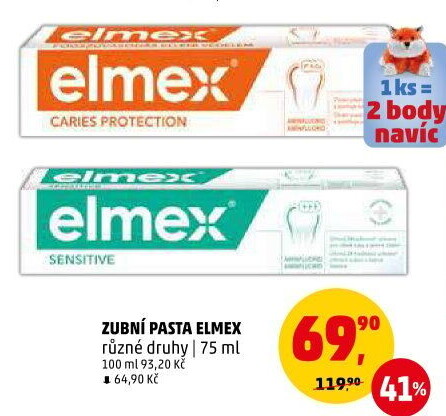 Pasty na zuby Elmex