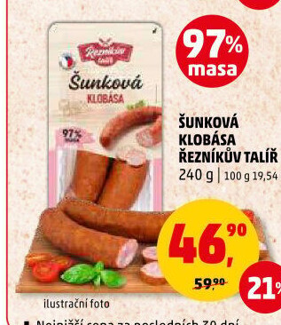 Šunková klobása Řezníkův talíř