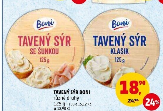 Sýr tavený Boni