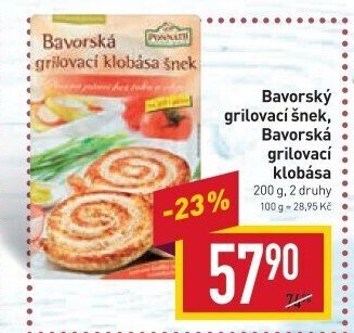Bavorská grilovací klobása šnek Ponnath