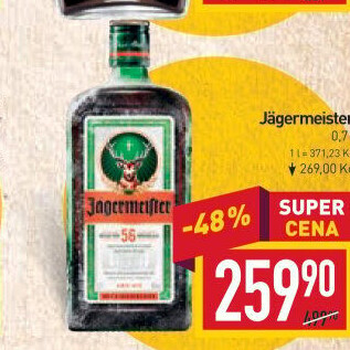Bylinný likér Jägermeister