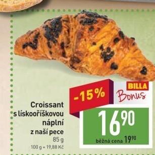 Croissant s náplní