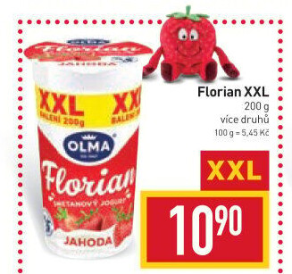 Jogurt smetanový Florian Olma