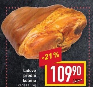 Koleno vepřové přední Lidové
