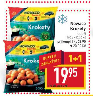 Krokety mražené Nowaco