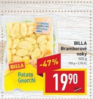 Noky bramborové Billa