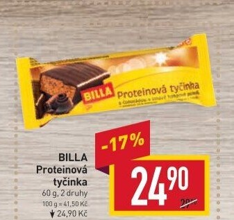 Proteinová tyčinka Billa