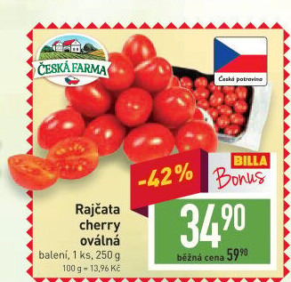 Rajčata cherry Česká farma
