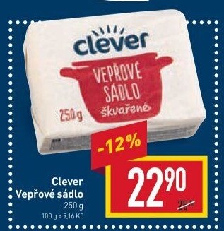 Sádlo vepřové Clever