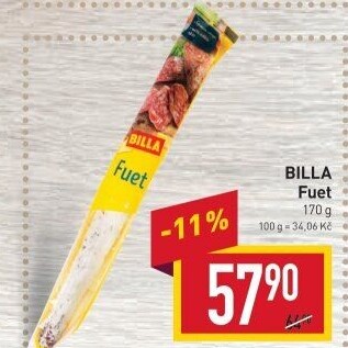 Salám Fuet Billa