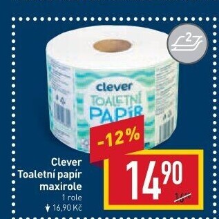 Toaletní papír 2vrstvý Clever