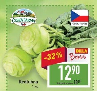 Kedlubna Česká farma