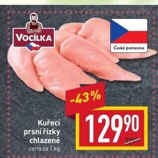 Kuřecí prsní řízky Vocílka