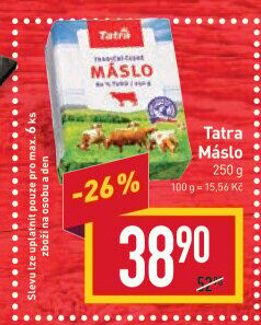 Máslo Tatra