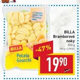 Noky bramborové Billa