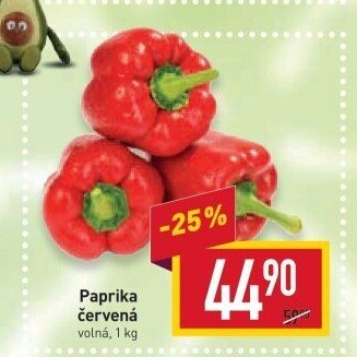 Paprika červená