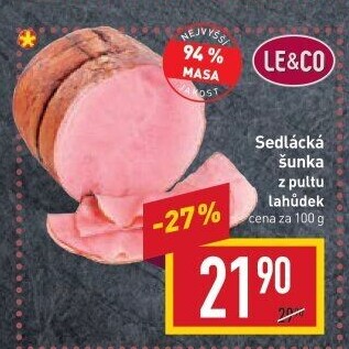 Šunka sedlácká Le&amp