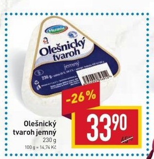 Tvaroh jemný Olešnický Moravia
