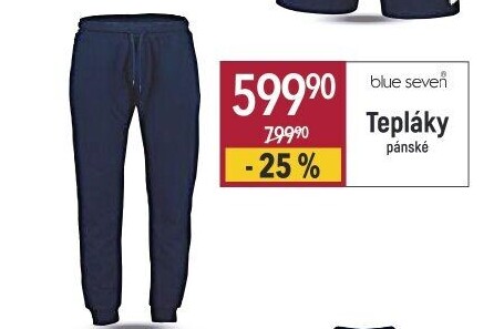 Pánské tepláky Blue Seven