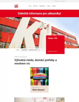 akční leták Kik textil 6.9.2023-12.9.2023