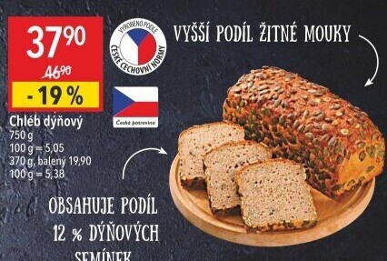 Chléb dýňový