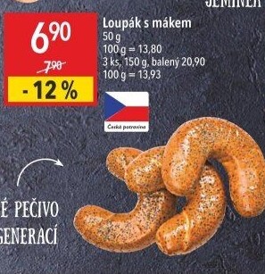 Loupák s mákem