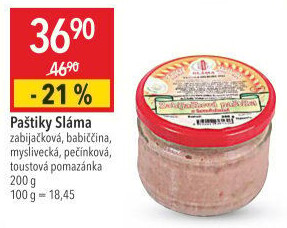 Paštika zabijačková s brusinkami Sláma