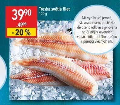Treska světlá filety