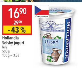 Bílý jogurt selský Hollandia