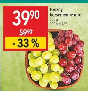 Hrozny mix bezsemenné