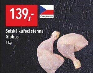 Selská kuřecí stehna Globus