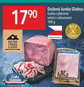 Šunka dušená výběrová Globus