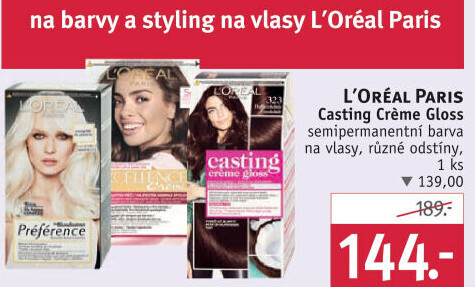 Barva na vlasy Casting Créme Gloss L'