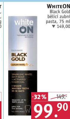 Pasta na zuby Black Gold WhiteOn