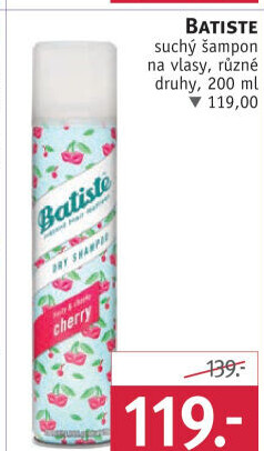 Šampon suchý Batiste