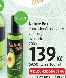 Balzám na vlasy ve spreji Nature box