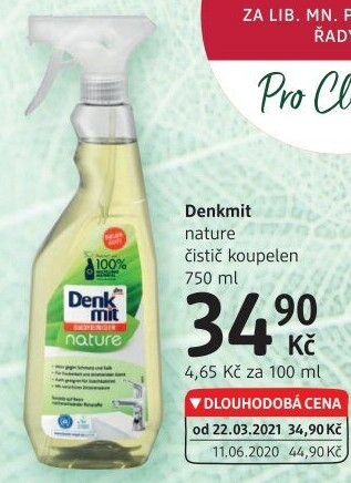 Čistič koupelen Nature Denkmit