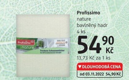 Hadr bavlněný nature Profissimo