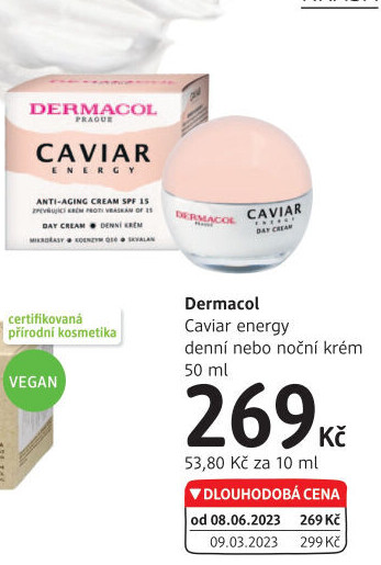 Krém pleťový Caviar energy Dermacol