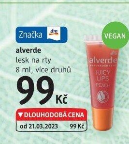 Lesk na rty Alverde