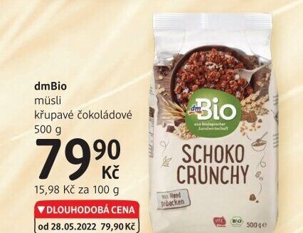 Müsli křupavé dm Bio
