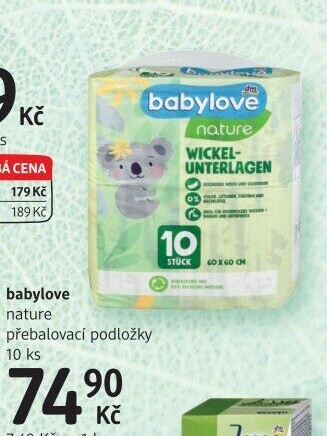 Podložky přebalovací Babylove Nature