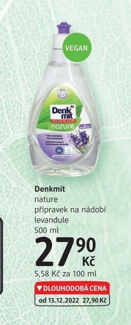 Prostředek na nádobí nature Denkmit