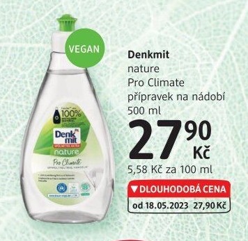 Prostředek na nádobí Pro Climate Denkmit