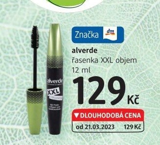 Řasenka pro objem XXL Alverde