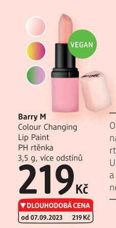 Rtěnka Colour Changing Barry M